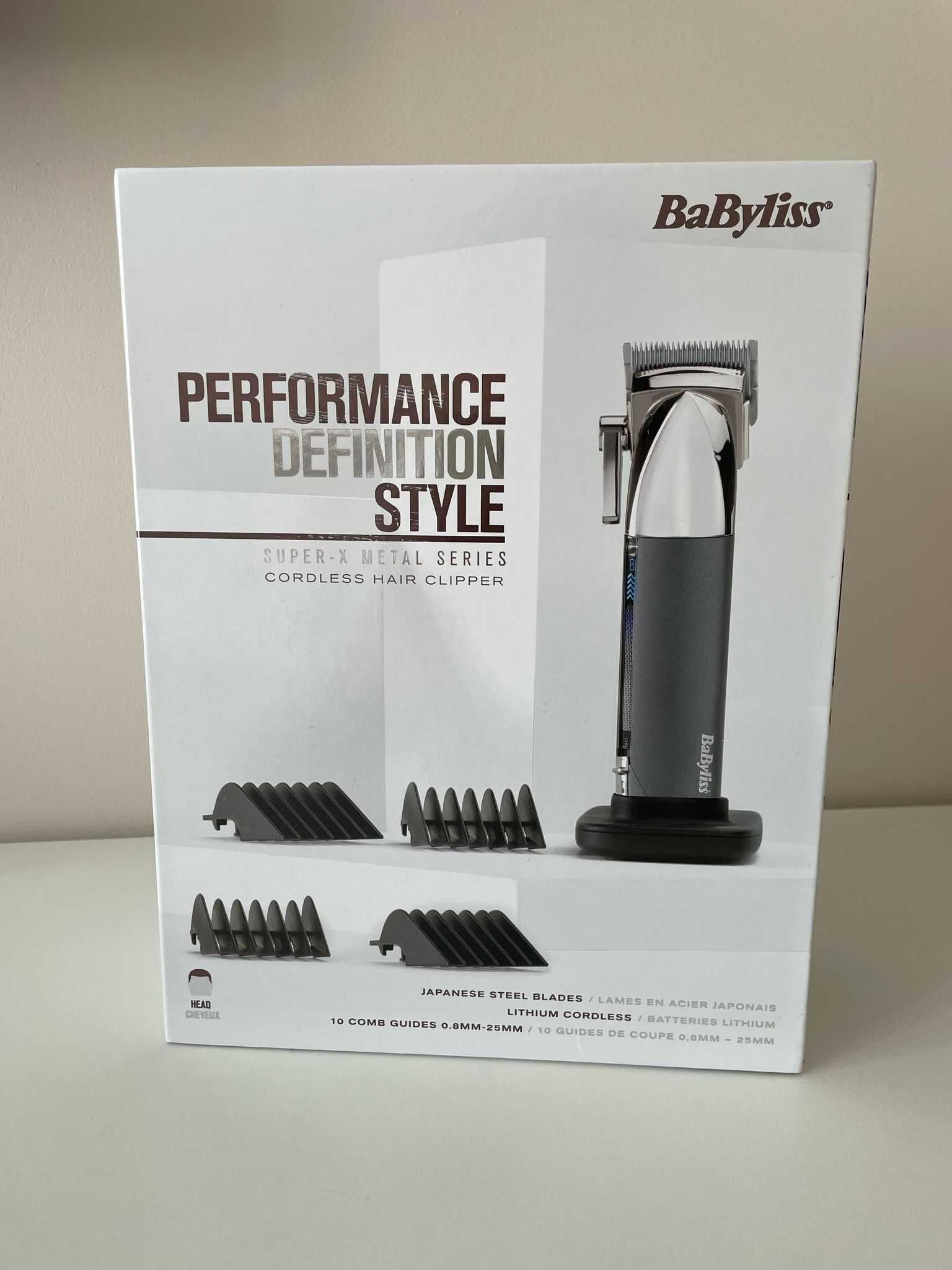 Aparat de tuns BaByliss E996E, Super-X Metal. Nouă