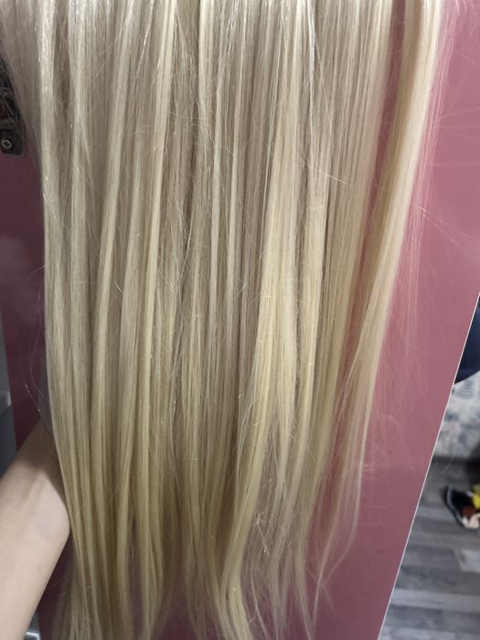 Нова висококачествена руса коса – 7 реда, 160 г