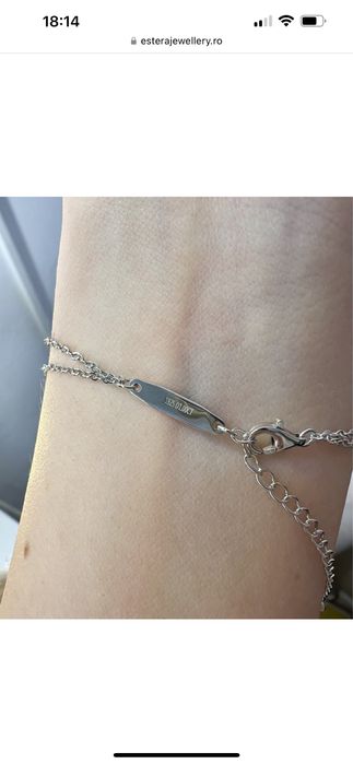 Bratara solitaire cu moissanite 1 carat