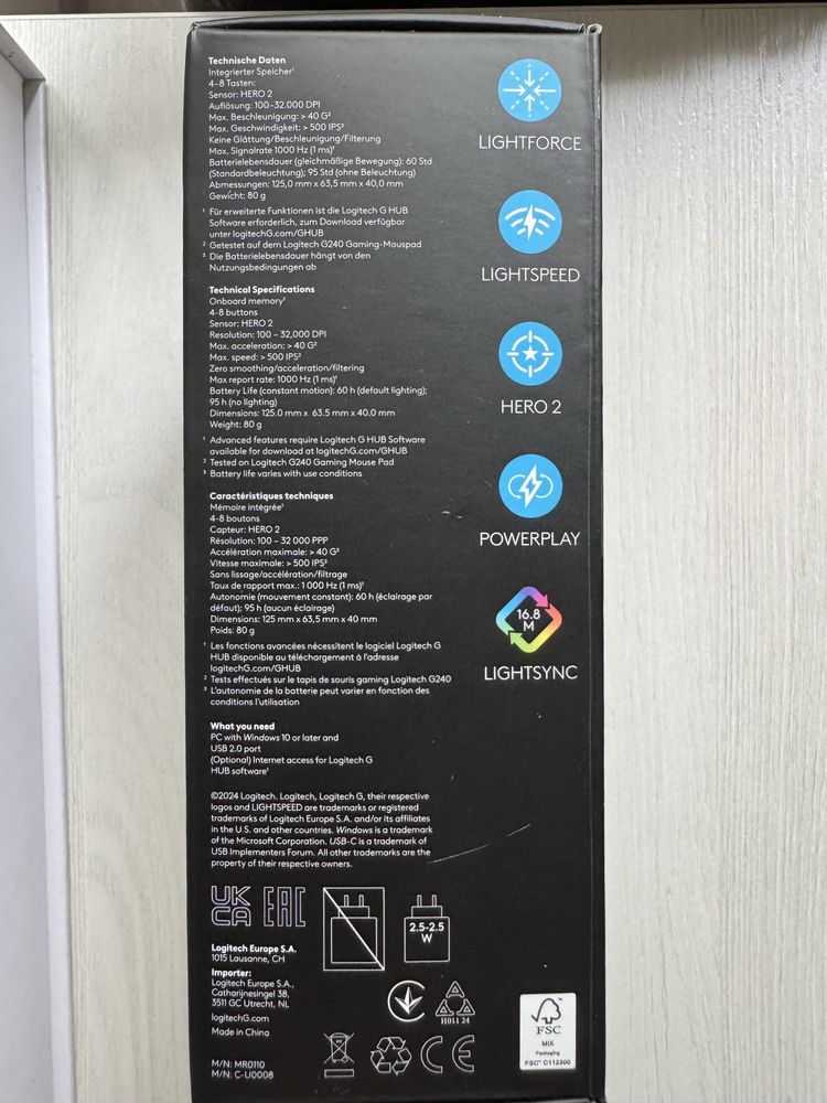 Logitech G Pro 2 Lightspeed