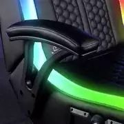 Scaun de gaming stereo X Rocker Adrenaline RGB cu lumină LED