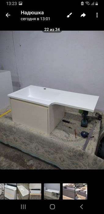 Ракавины искусственный камень  тумбы  финская фанера