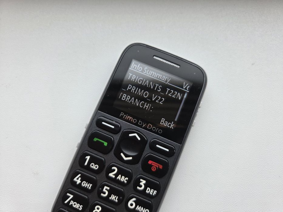 Telefon seniori Doro Primo