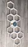 Forme hexagonale perete- fagure hexagon 3 buc-65 lei