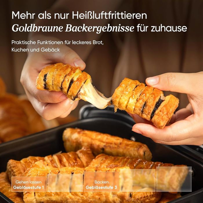 Air Fryer Cosori Turboblaze 9-in-1 Air Fryer 6L, silențios cu 5 setări