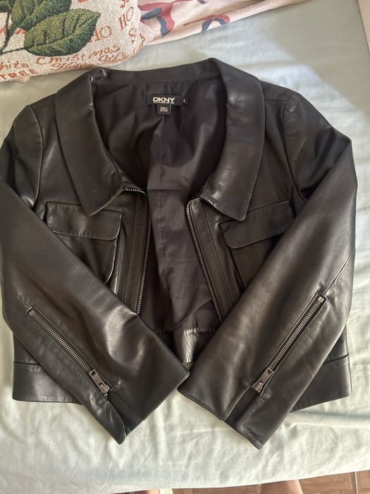 Geaca dama piele DKNY