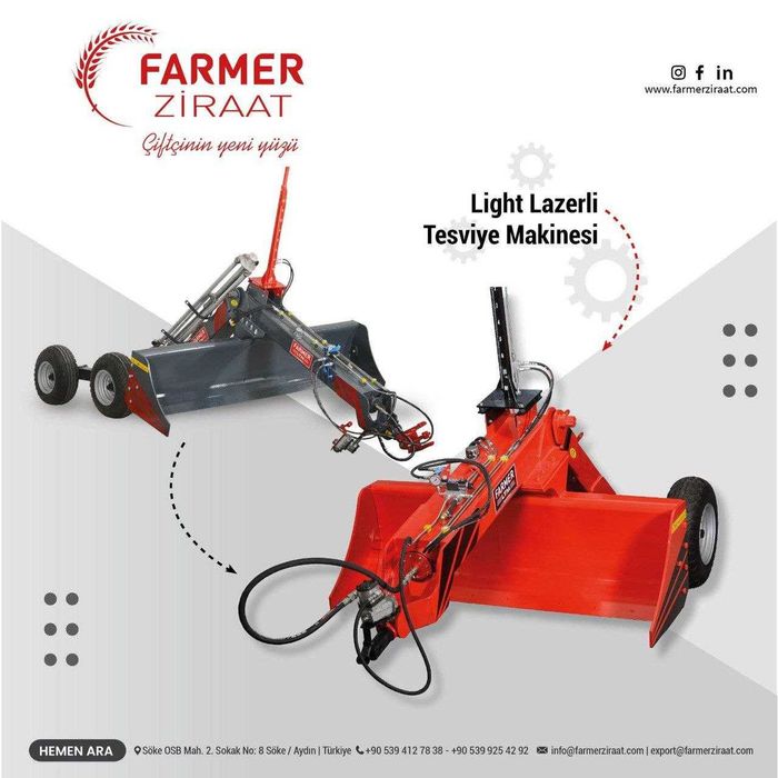 Lazerli yer tekislagich, lazer planer