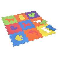 Puzzle de Podea pentru Copii Animale 31.5x31.5cm (9 Piese)