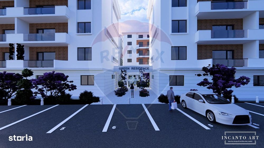 2 Decomandate ,etaj 2/5, lift, aer conditionat, bloc nou