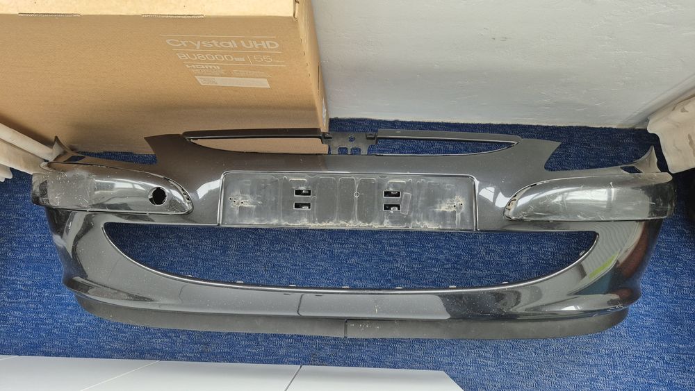 Bara față Peugeot 307 neagra cu spalatoare nfl / nonfacelift