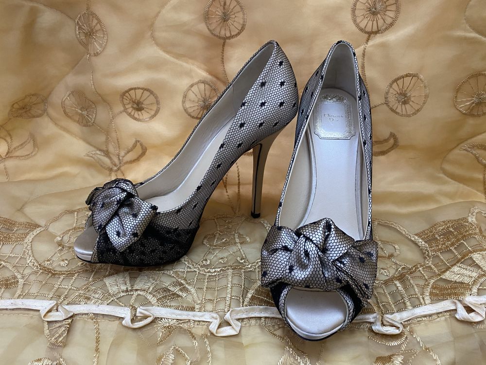 Женские туфли шпилька каблук Christian Dior оригинал размер 385 Италия