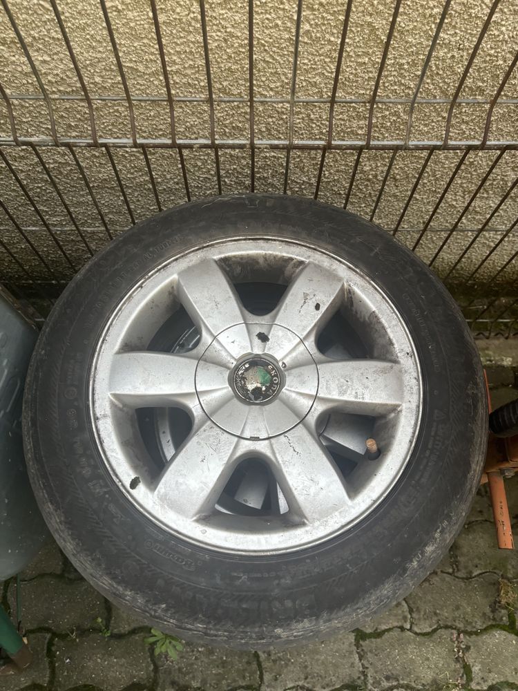 Jante skoda cu cauciucuri barum 165/55 r14