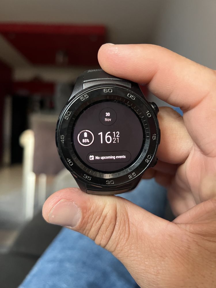 Huawei Watch 2 Leo Carbon Black като нов