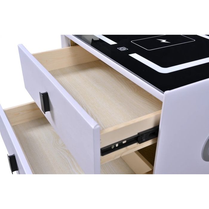 Smart нощно шкафче бяло НОВО