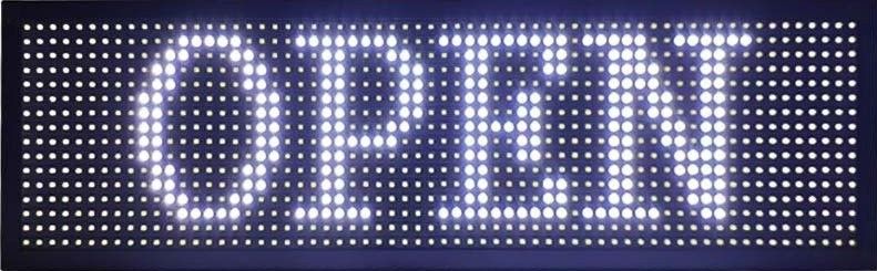 Reclama Programabila Led 70 x 22 cm culoarea ROSU ALB VERDE