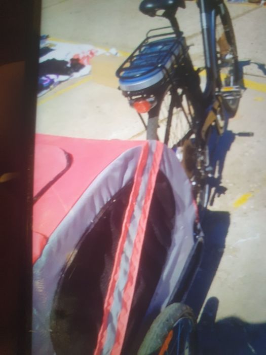 Remorca de bicicleta roti pe 20 în stre foarte buna