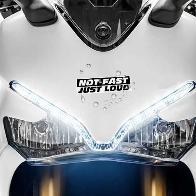 Стикер "Not fast just loud"