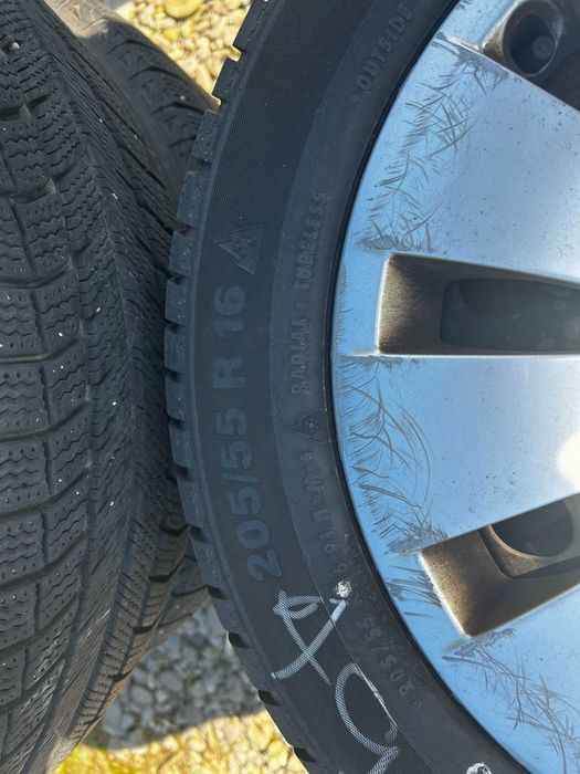 Anvelope iarna Continental 205 55 R16 + Optional Jante Tabla