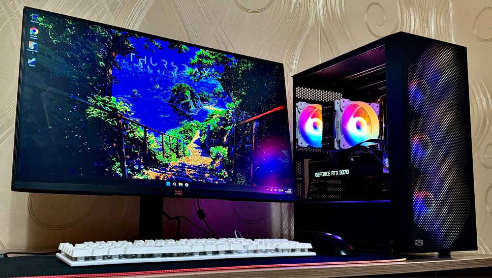 Мощный Игровой Компьютер с Монитором 240 герц ВЕСЬ КОМПЛЕКТ