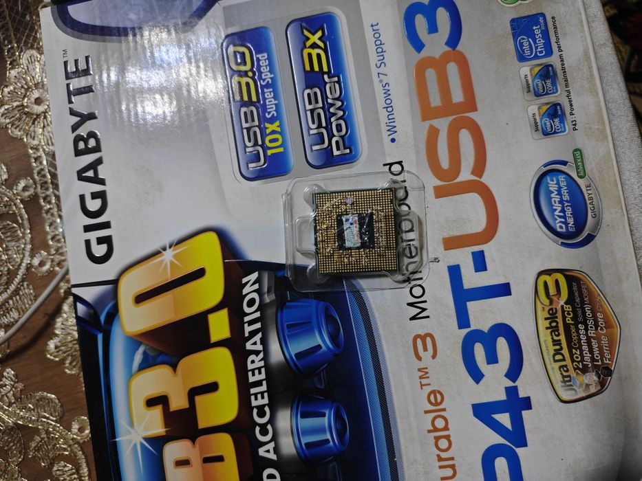 Материнская плата EP43t usb3