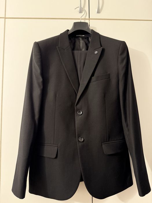 Costum elegant negru Rigatto/Marecom marimes 48