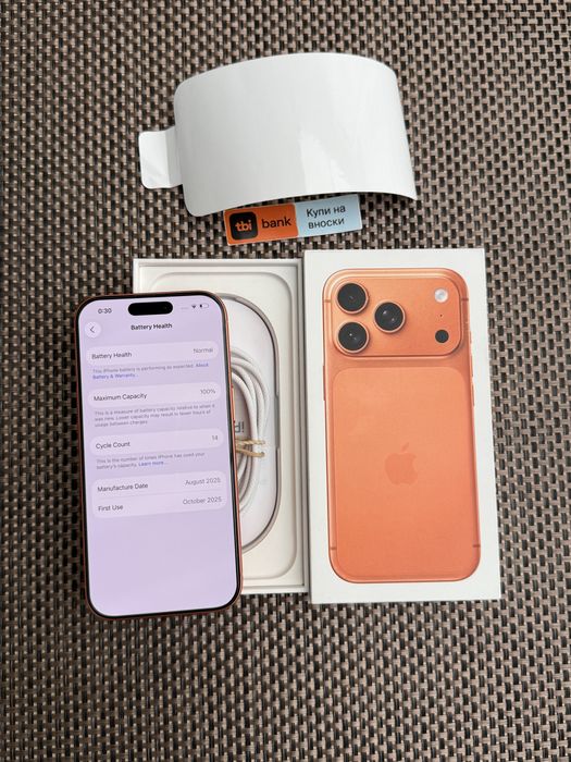 НОВ! 256Gb *ЛИЗИНГ* iPhone 17 Pro Cosmic Orange Айфон Гаранция