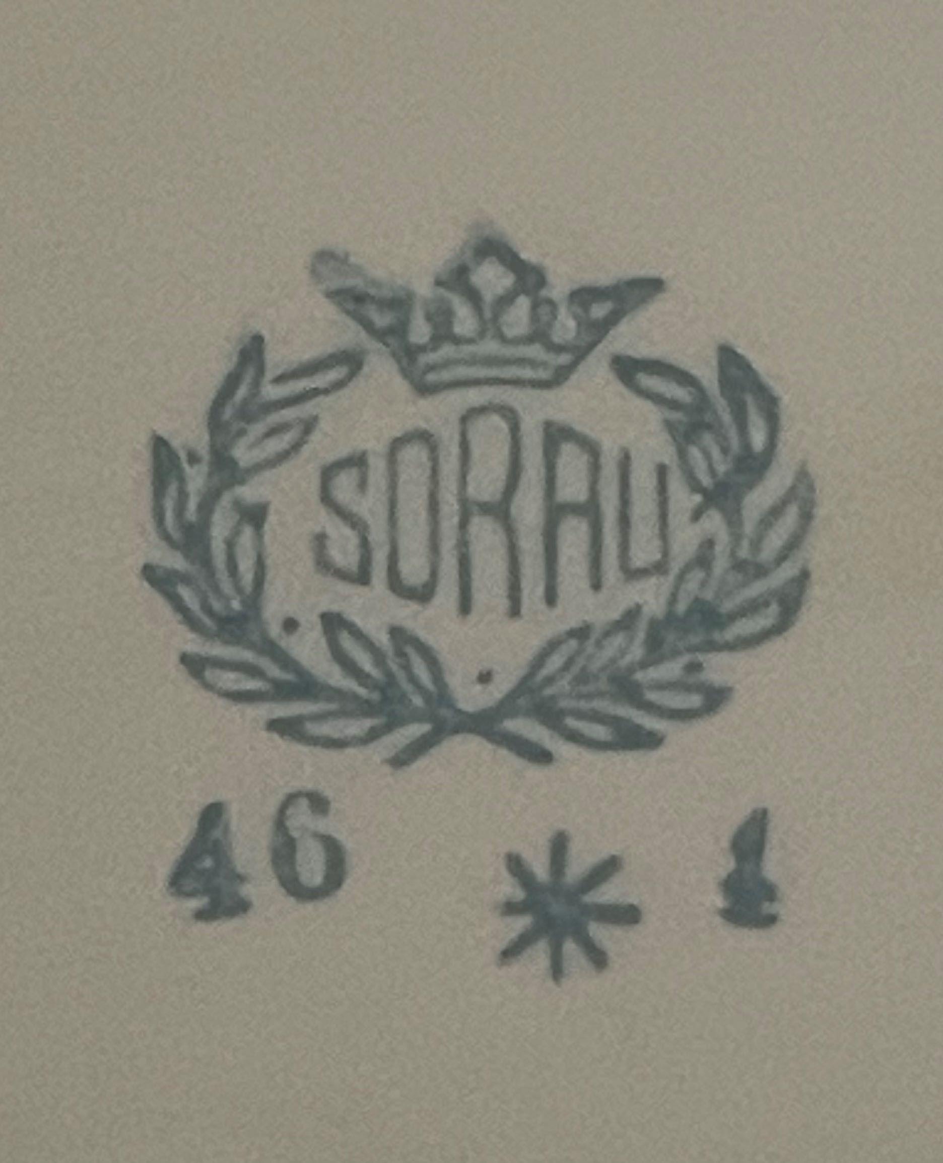 SORAU/ Bavaria порцеланов  костен сервиз за кафе за двама