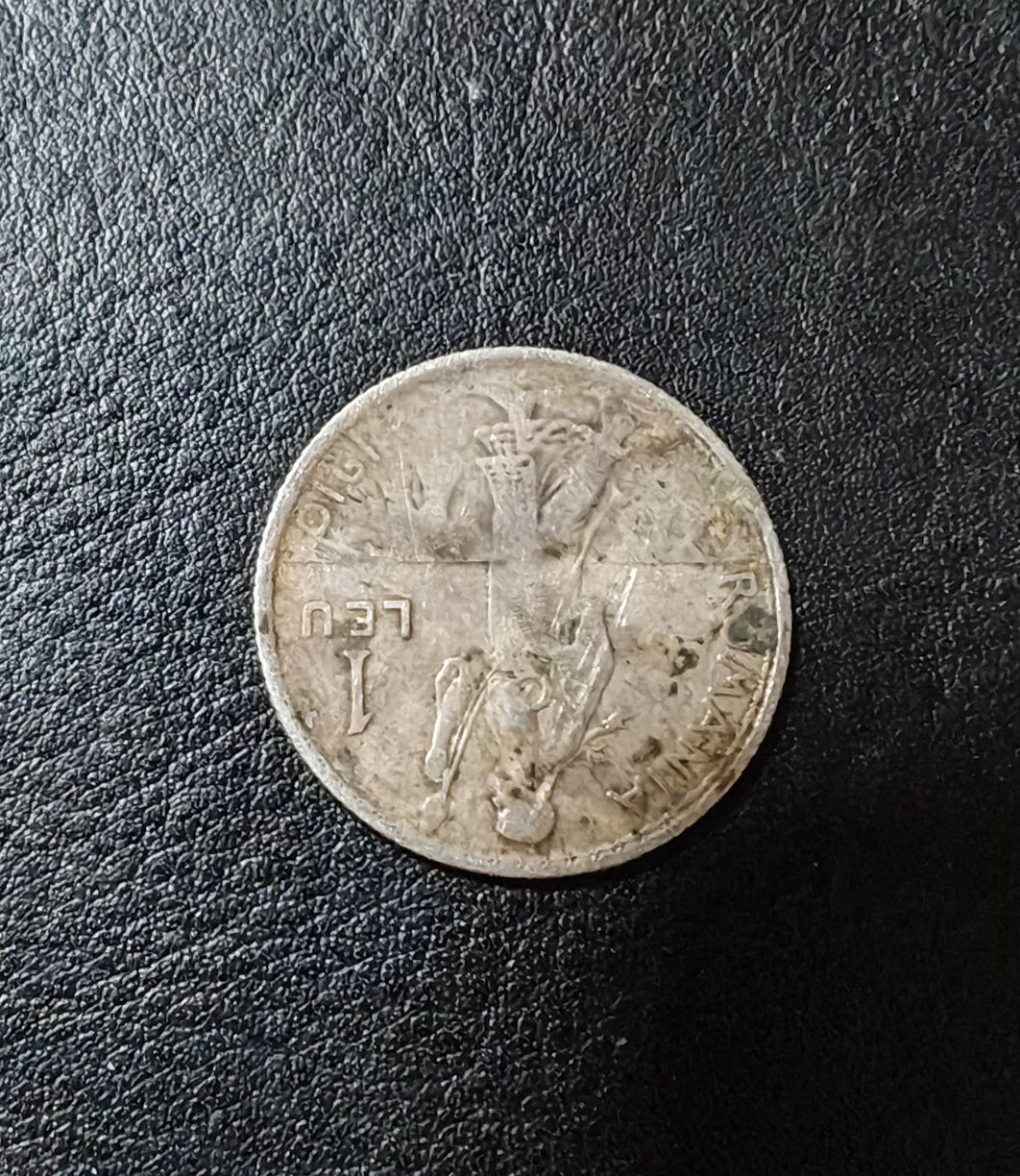 Moneda 1 leu Carol-I 1910