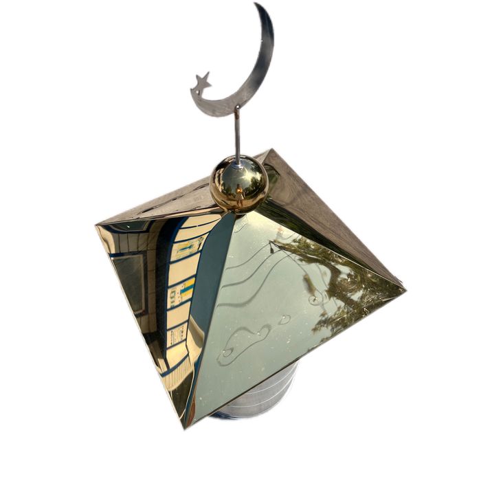 Купола из нержавеющей стали на мазары в Петропавловске, парапеты