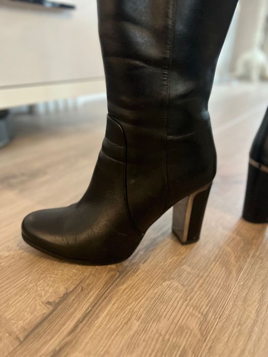 Cizme din piele , Musette, Massimo Dutti