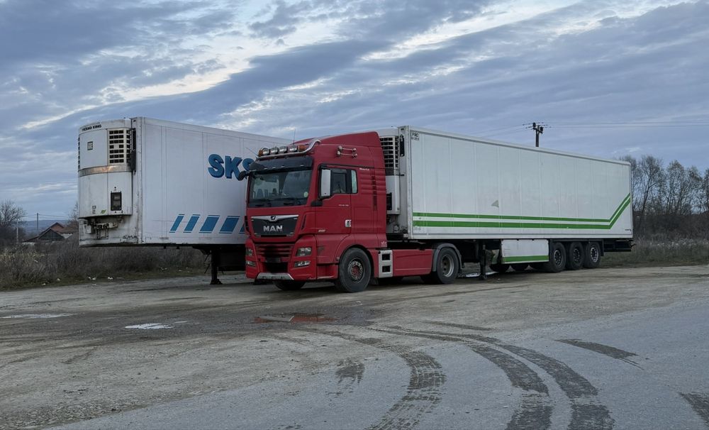 Semiremroca frigorifica bi-temperatura de vamzare sau   de inchiriat