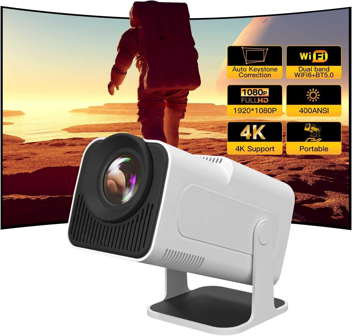 Мини проектор HY320 с WiFi и Bluetooth