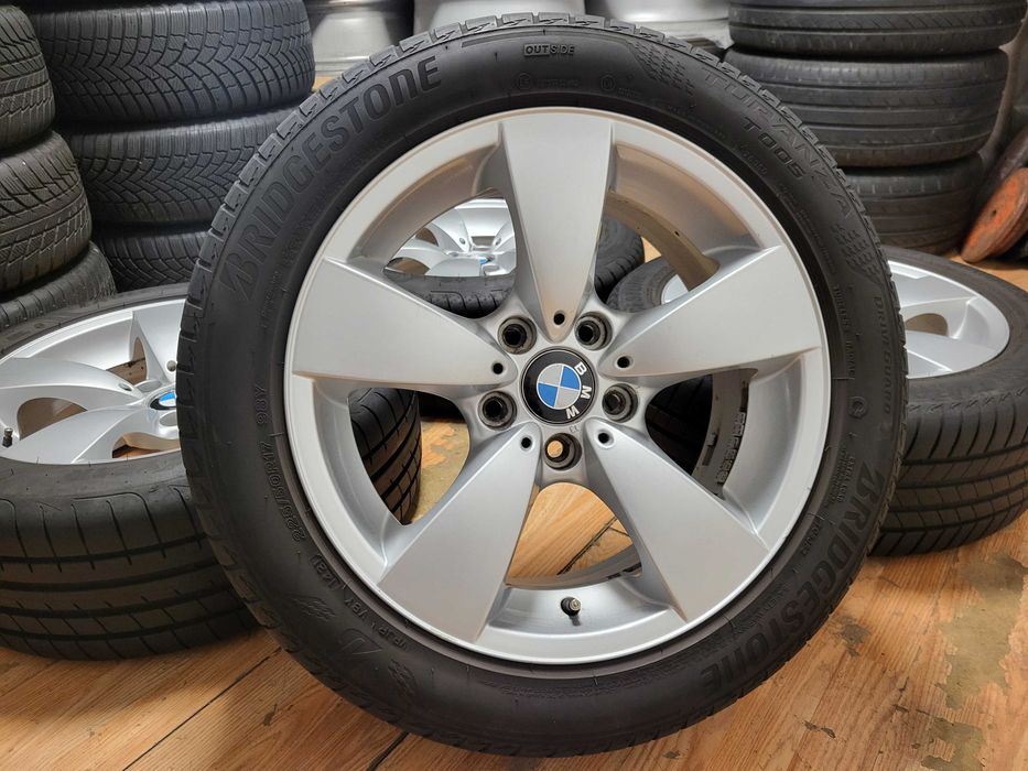 Bmw 17" 5x120 с гуми 225/50/17 оригинални джанти