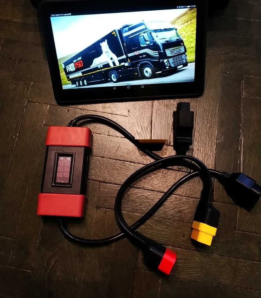 Tester Auto Profesional X431 Multimarca Turisme+Camioane 12/24V, 2026