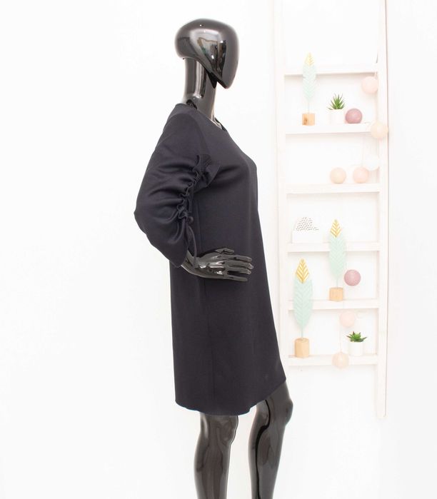 COS дамска черна рокля неопрен XS-S