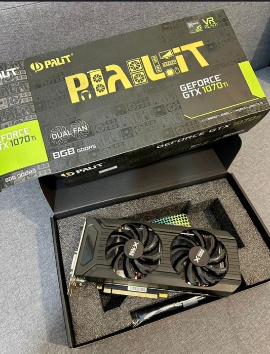 Продам Видеокарту GTX 1070 Ti 8Gb 256bit