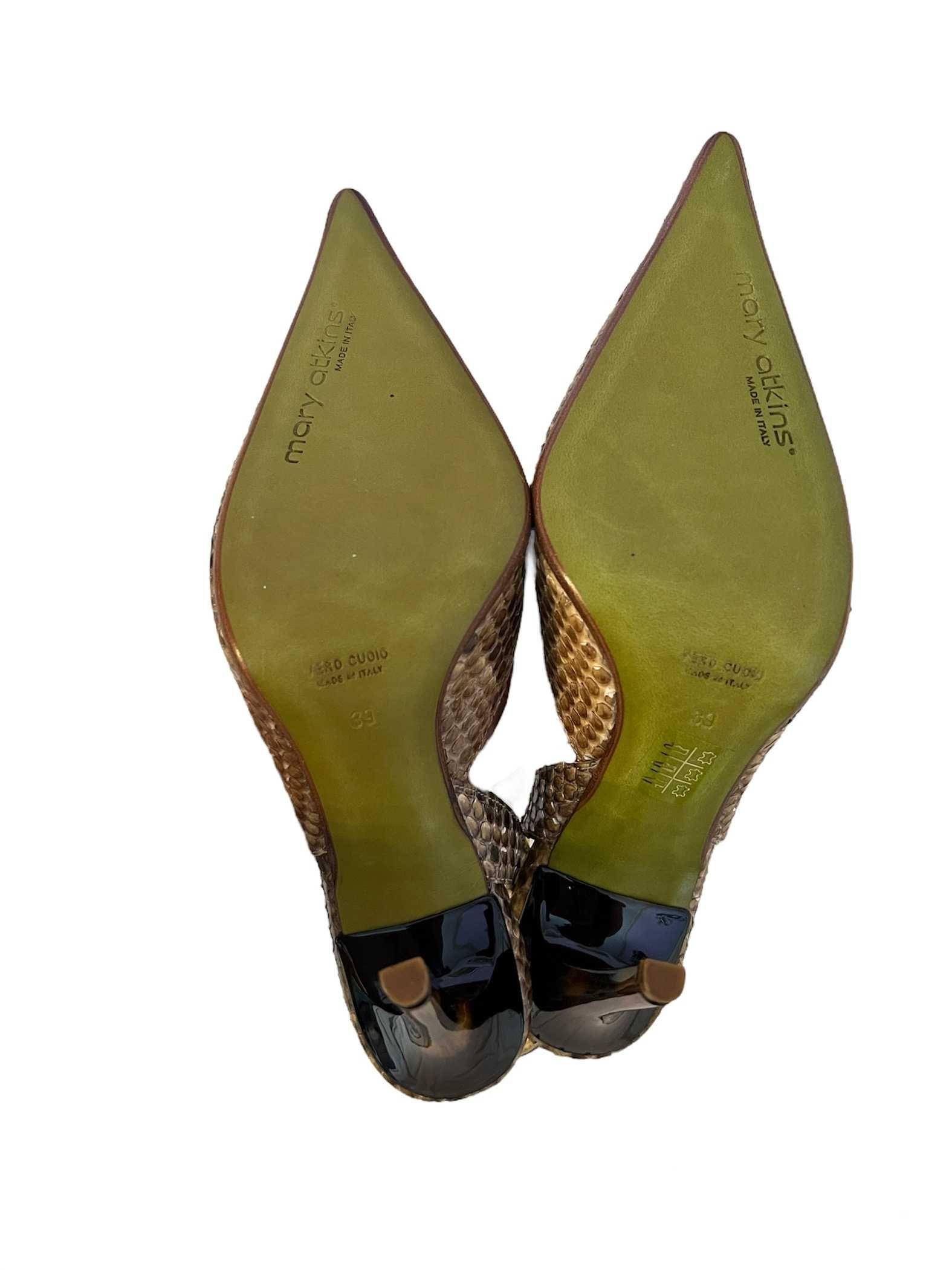 Pantofi din piele de sarpe Mary Atkins