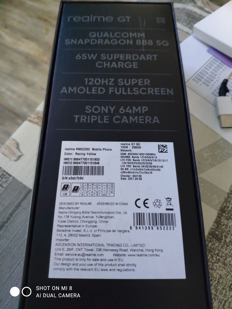 Realme GT 5G 12RAM 256GB като НОВ