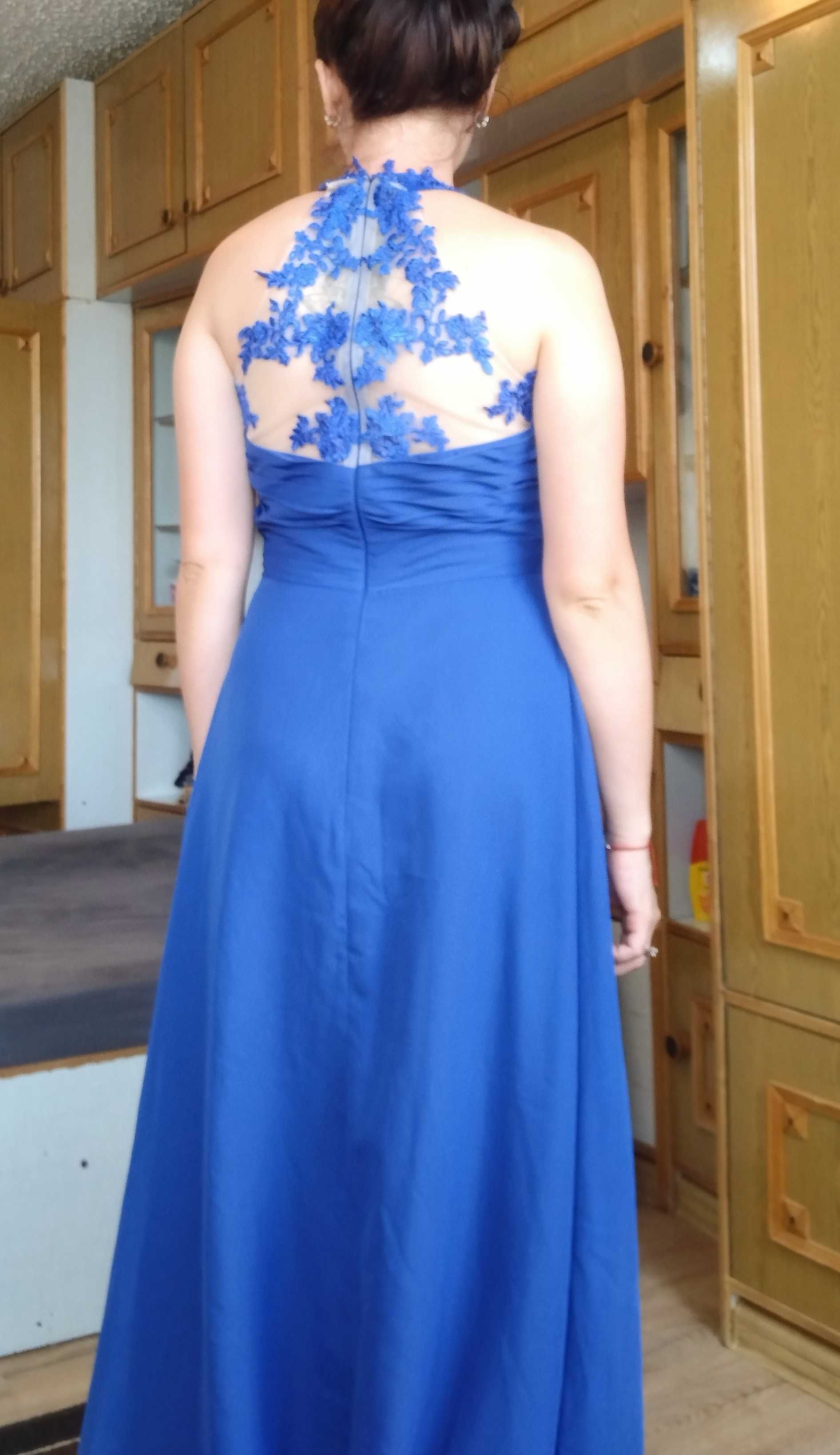 Официална рокля - синя