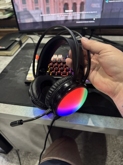 Продам игровые наушники BOROFONE в отличном состоянии