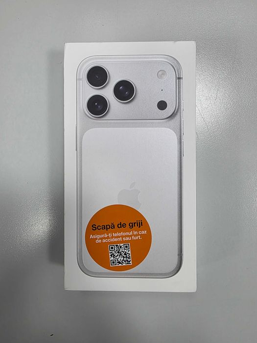 iPhone 17 Pro 256GB Silver, SIGILAT - Garantie 24 luni