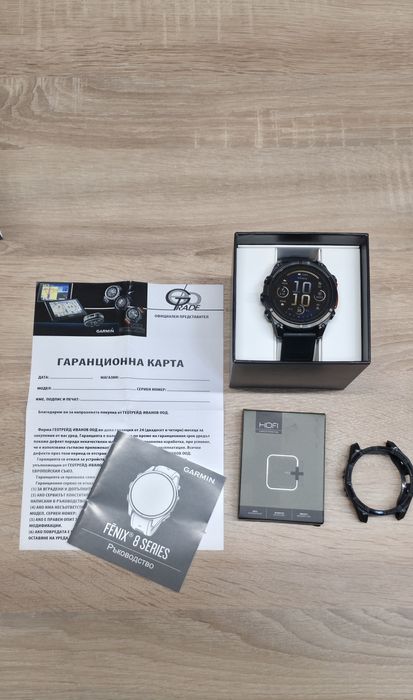 Garmin Fenix 8 AMOLED Slate Grav 47" - възможен Бартер