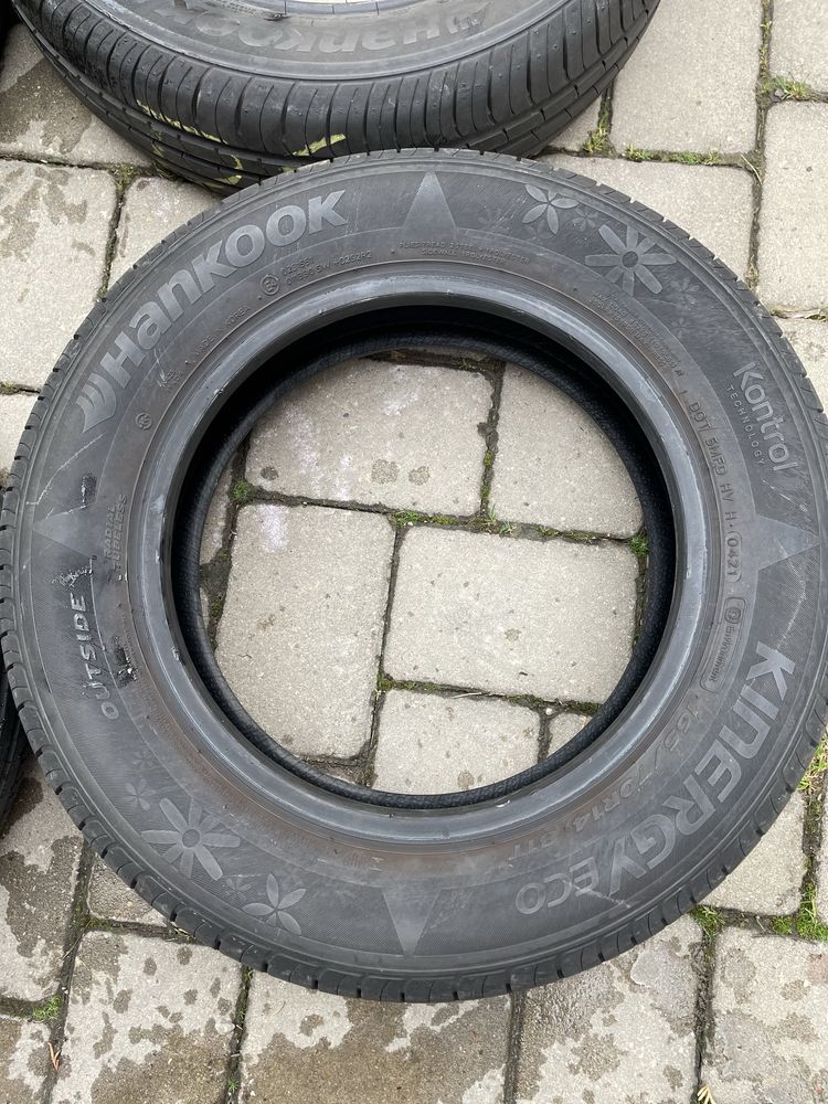 Set 4 cauciucuri vara Hankook 165 70 R14 81T