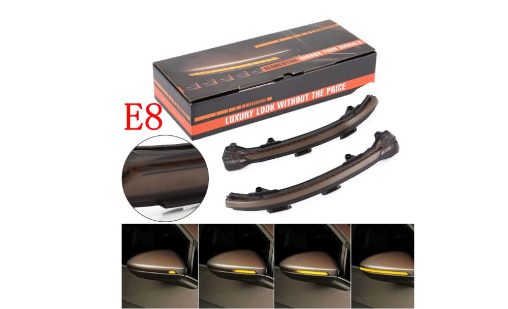 Set 2 Lampi Semnalizare Dinamica Oglinzi SMOKE LED VW Golf 7/Touran II