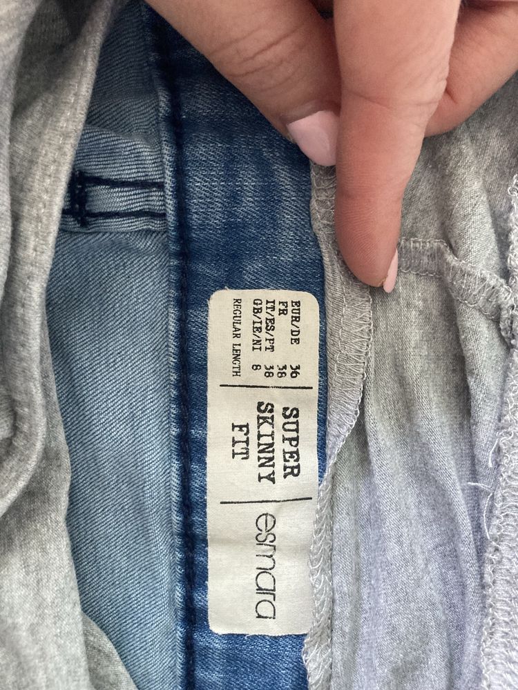 Дънки, клинове, чорапогащник за бременни H&M 36, дънки Esmara EU 36