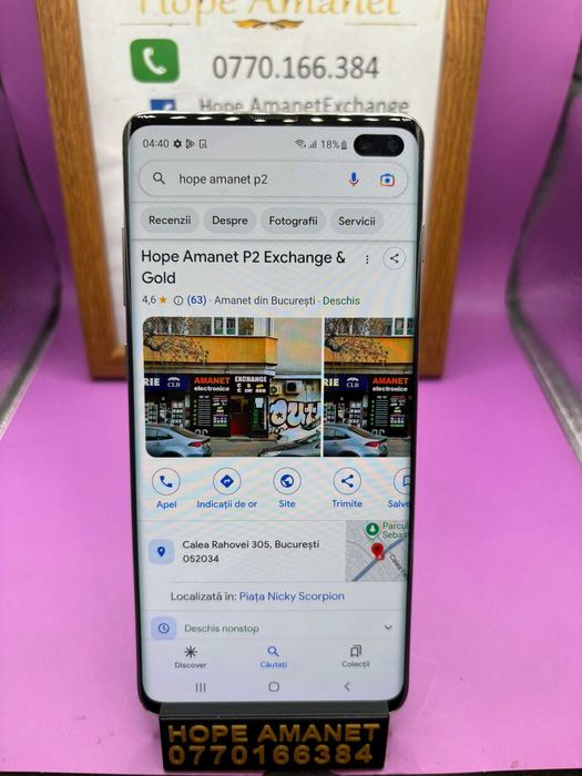 HOPE AMANET P2-Samsung s10 plus 128 GB/8 RAM