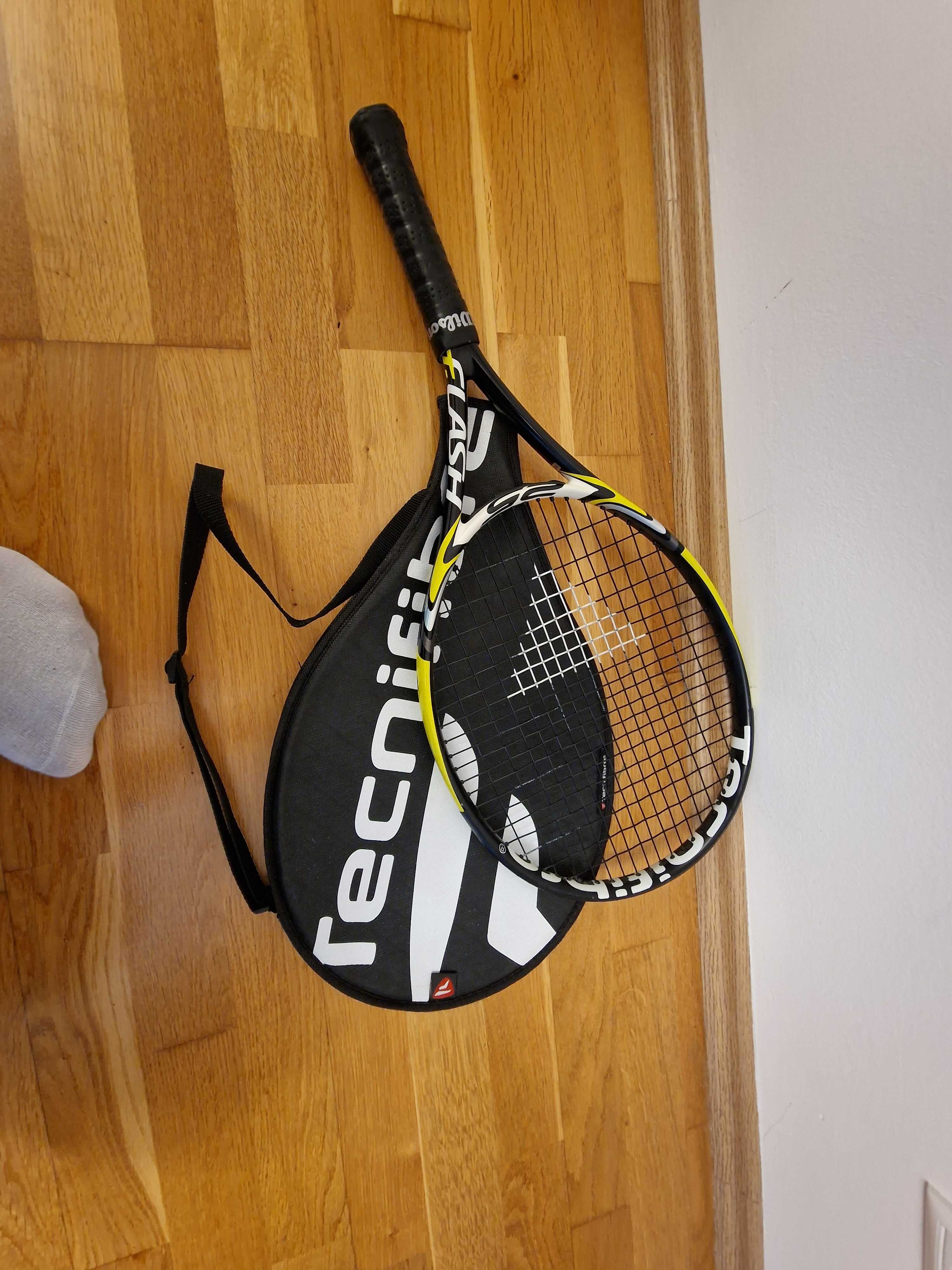 racheta tenis copii Technifibre + husa (achizitionata in Elvetia)
