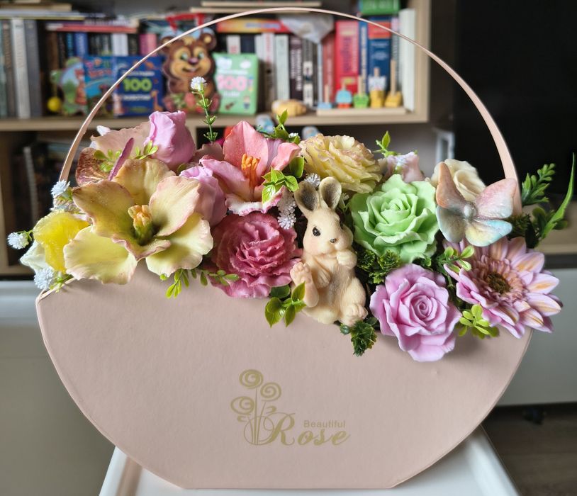 Ароматни сапунени цветя в кутия