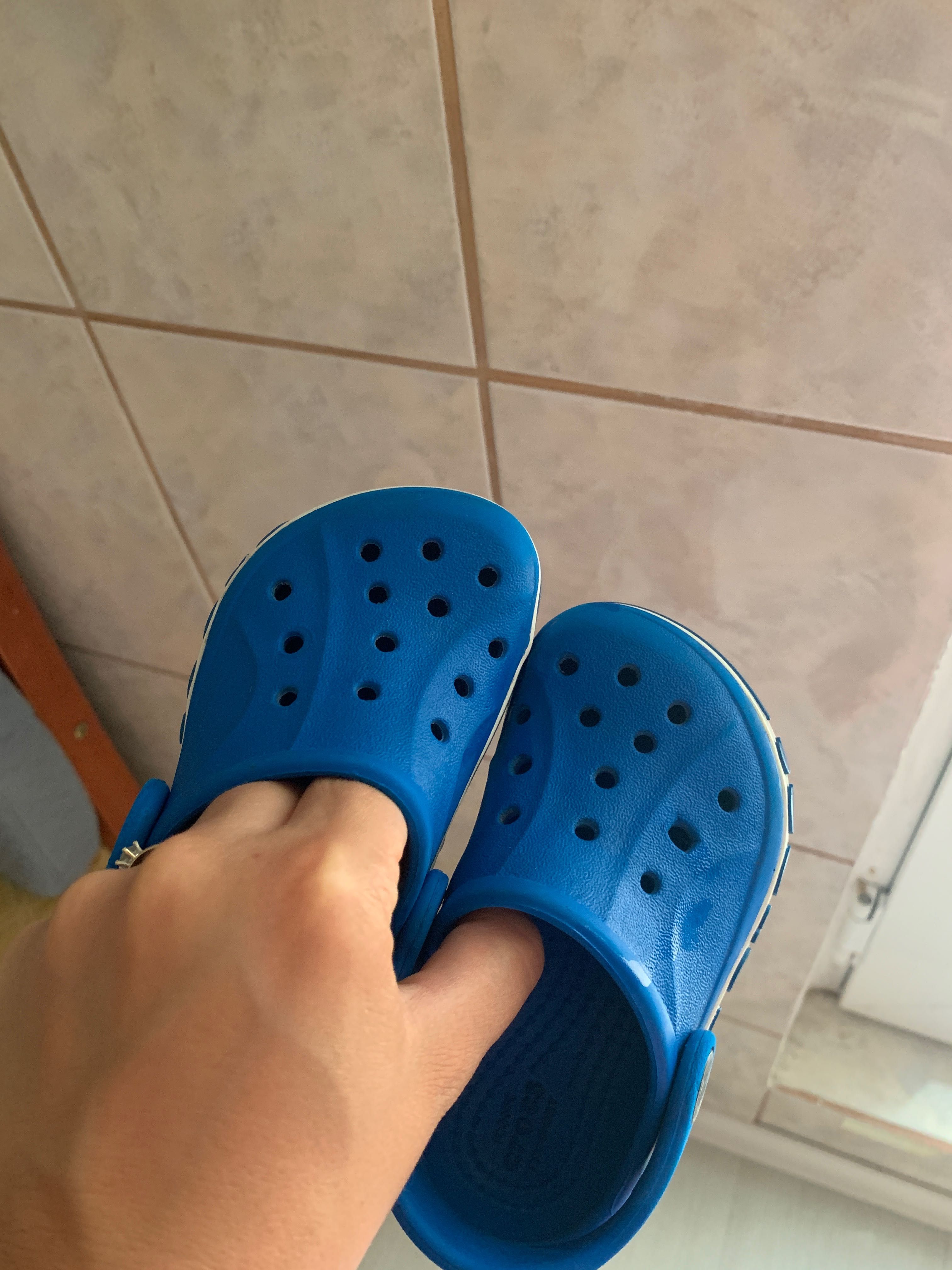 Papuci Crocs C6 albastrii