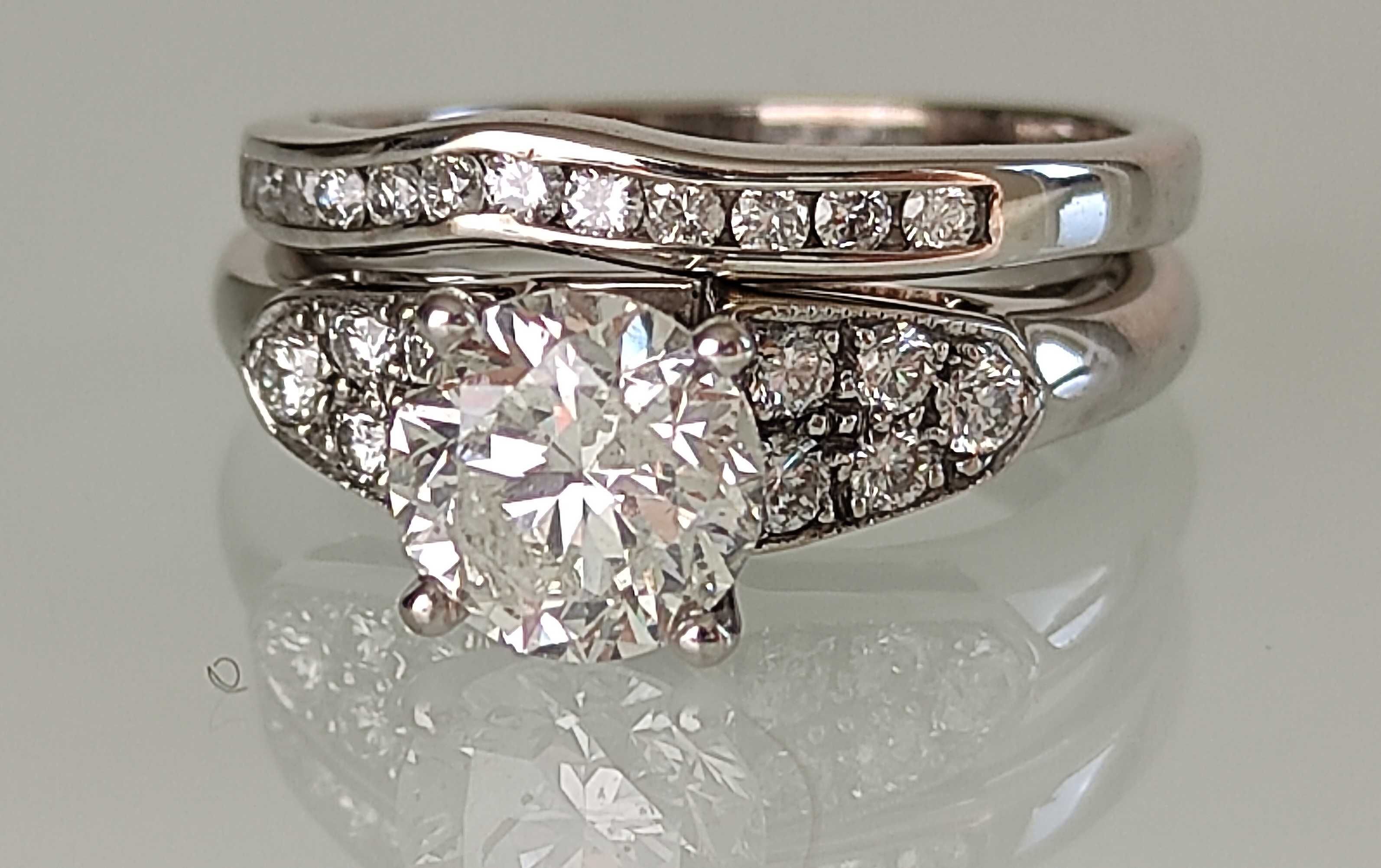 Inel logodna 14k cu diamante 1,65ct